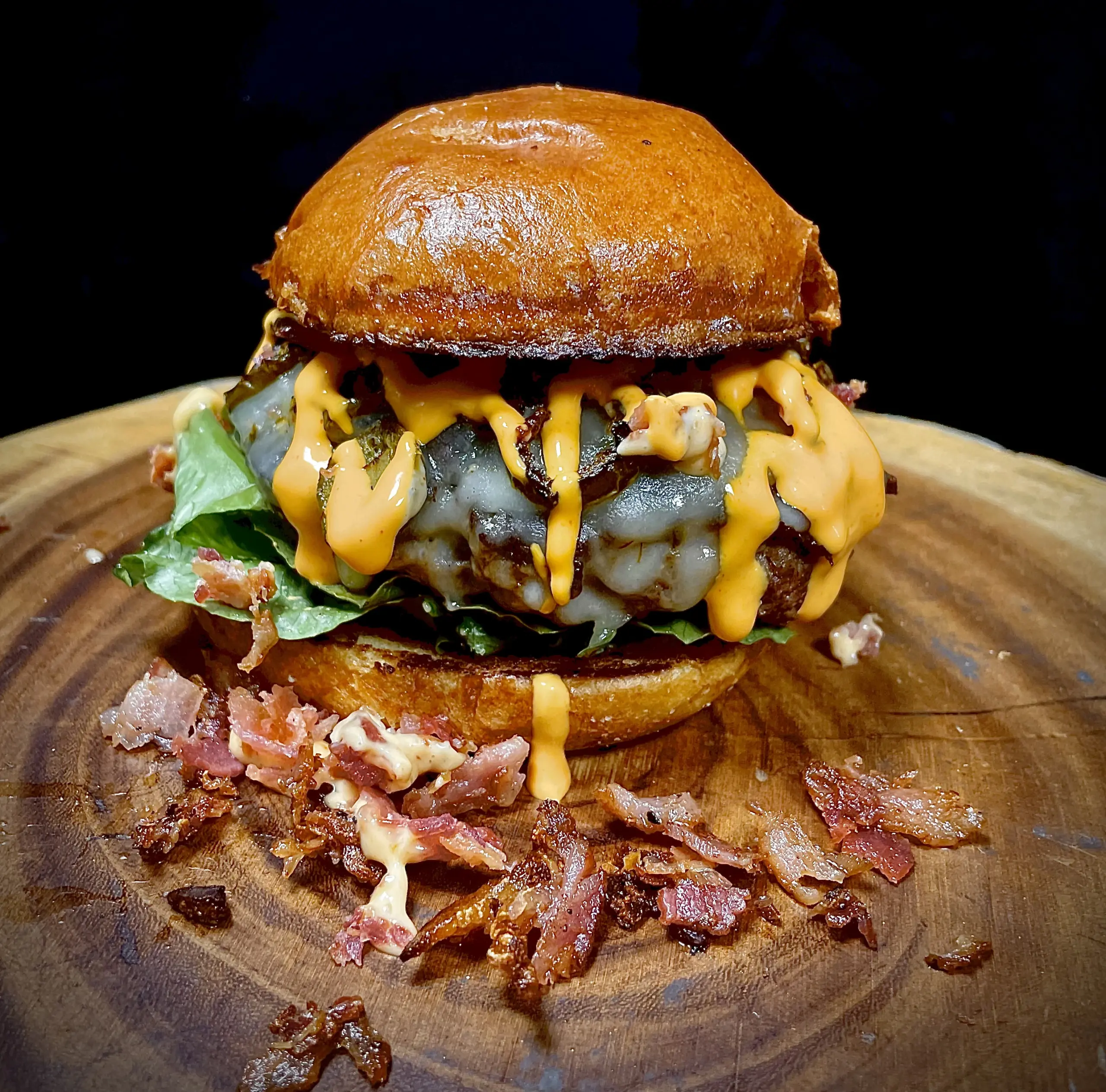 Bacon burger direction for Yorkville, Ohio