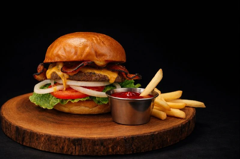Burgers from our Burger Bus network
